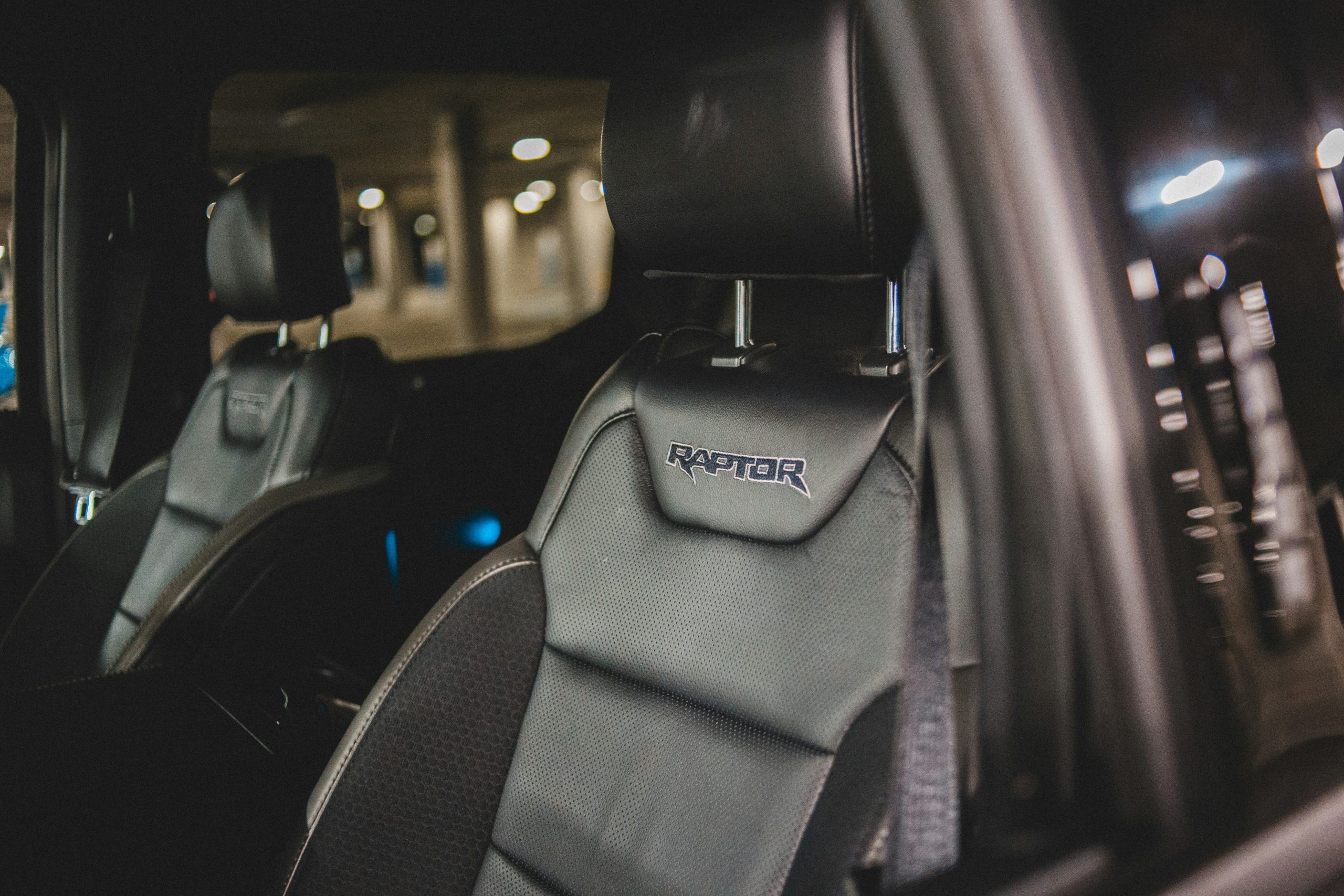 black and gray car seat