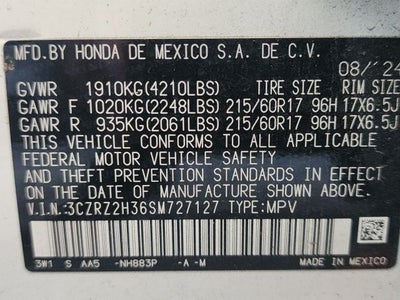 2025 Honda HR-V LX